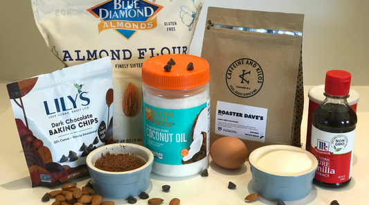 Gluten Free Coffee & Almond Brownies