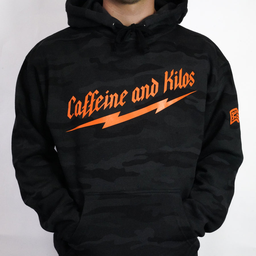 Electric Hoodie Black Camo/Orange