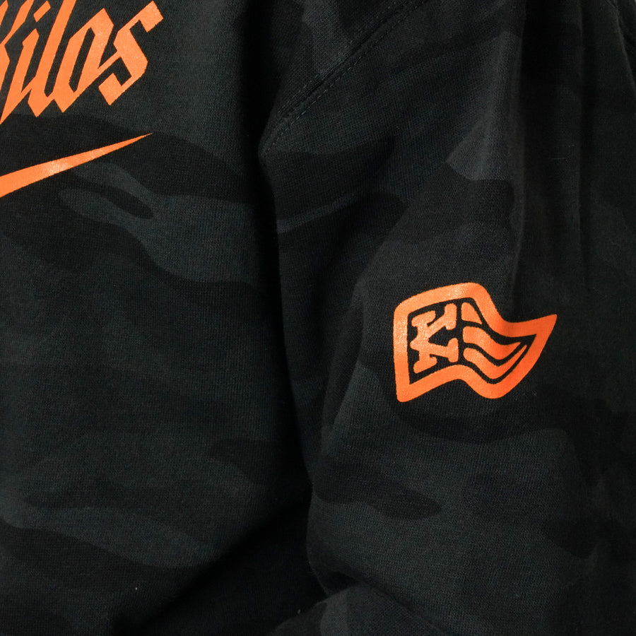 Electric Hoodie Black Camo/Orange