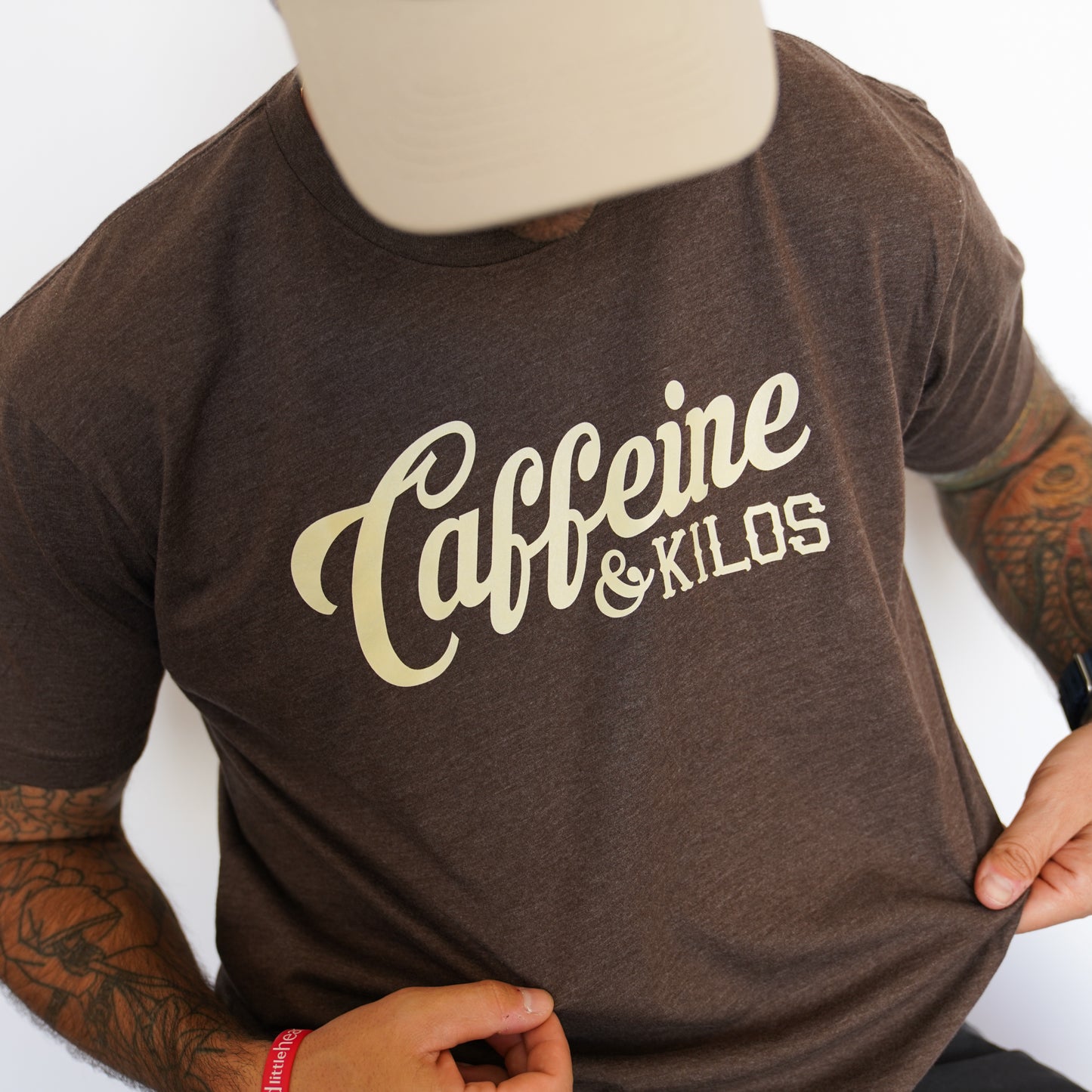 Script Logo Tee Espresso/Cream