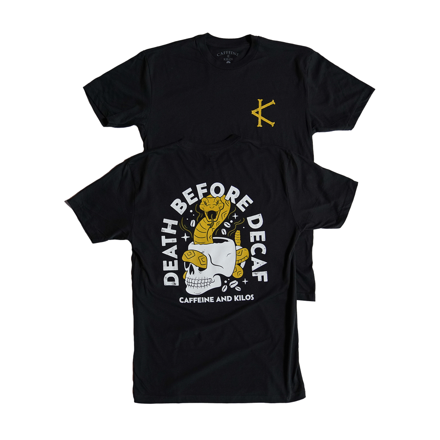 Death Before Decaf Tee 2.0