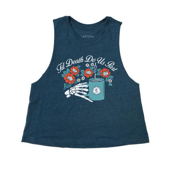 Till Death Women's Crop Racerback