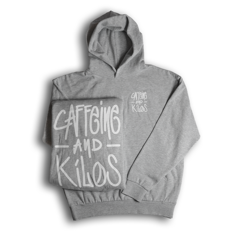 Vandal Hoodie Athletic Grey/White