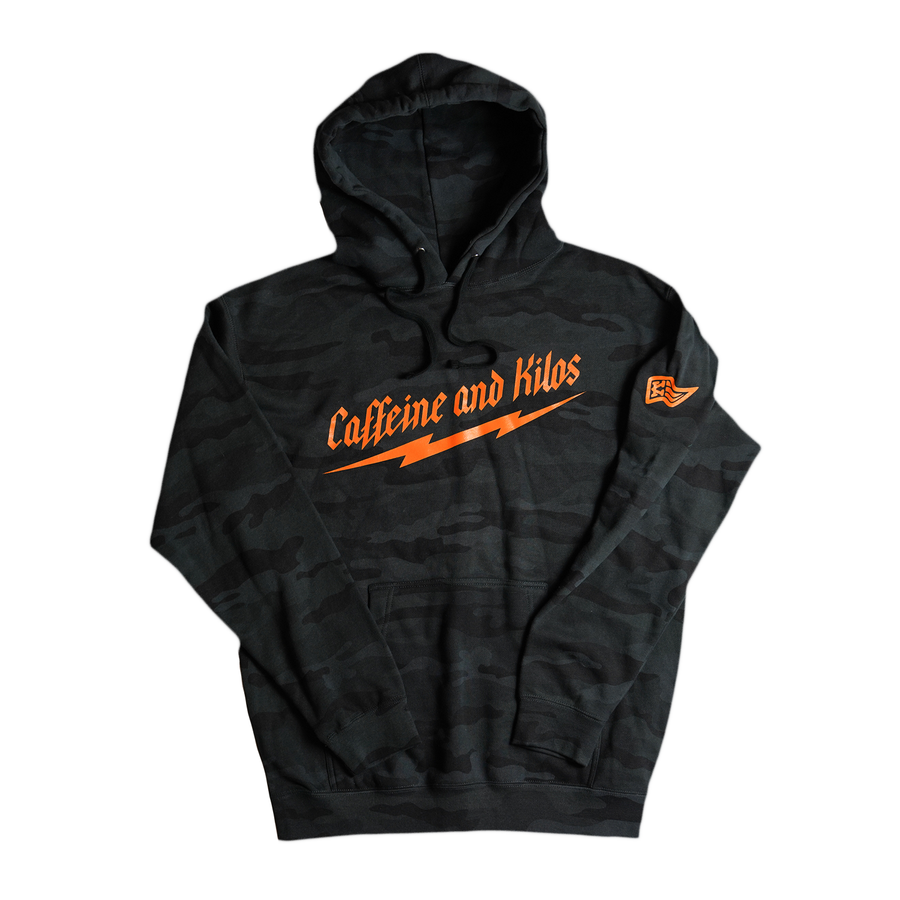 Electric Hoodie Black Camo/Orange