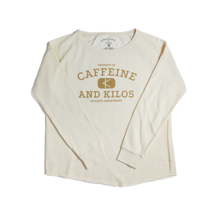 Cream/Carmel Scoop Crewneck Women's - Outlet