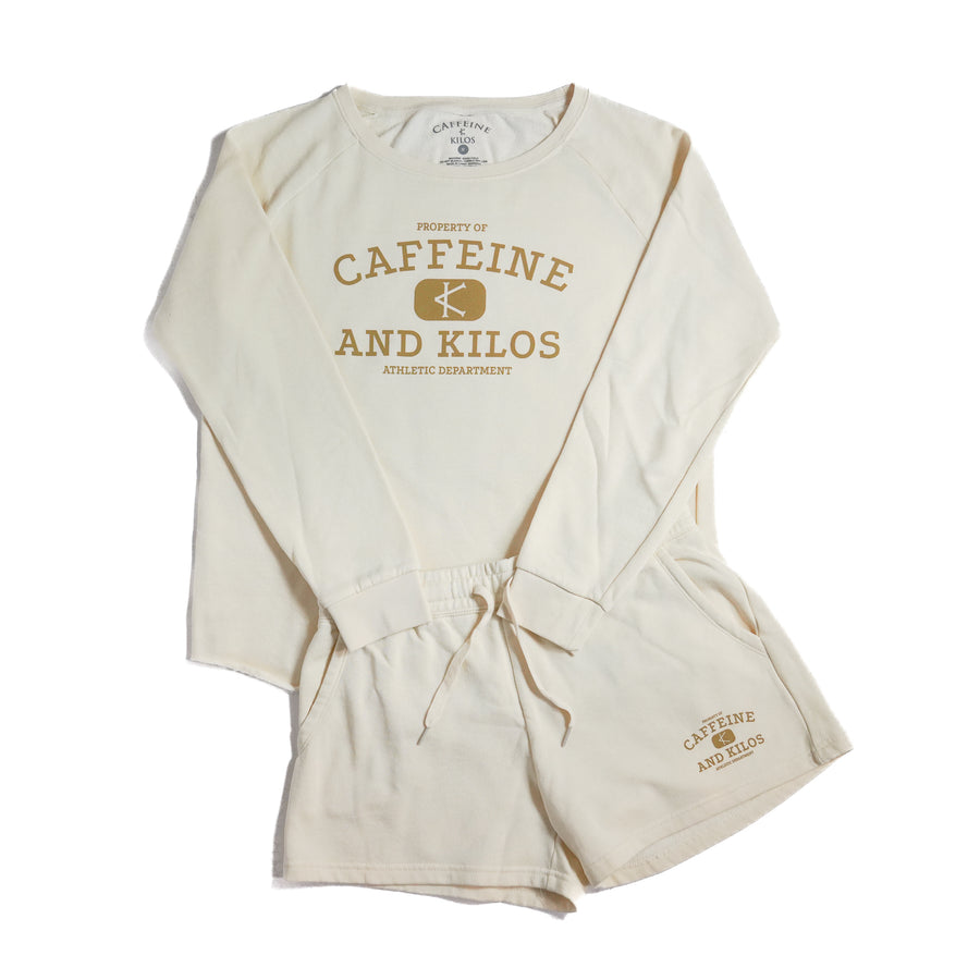 Cream/Carmel Scoop Crewneck Women's - Outlet