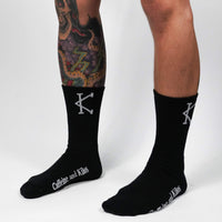 Thumbnail for Caffeine and Kilos Inc Accessories Athlete Sock 2.0 Black