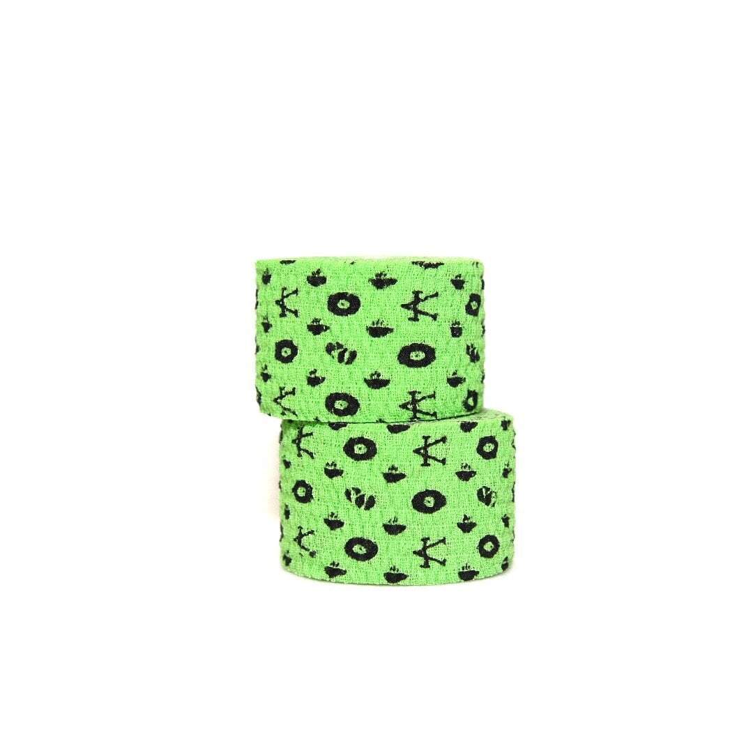 Caffeine and Kilos Inc Accessories Neon Green Dedicated Thumb Tape (2 rolls Bundle & Save)