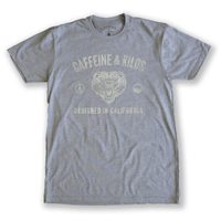 Thumbnail for Caffeine and Kilos Inc apparel XS Cali Tee Grey