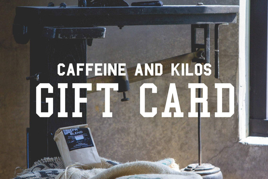 Caffeine and Kilos Inc Gift Card Gift Card