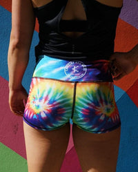 Thumbnail for T6 Shorts Women's Performance Shorts - Tie Dye