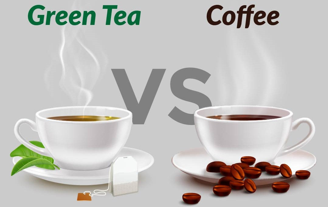 I Have More Caffeine Content - Coffee vs Green Tea
