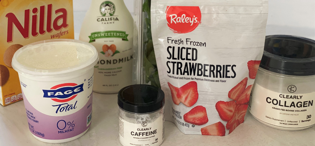 C&K Strawberry Shortcake Caffeinated Protein Smoothie