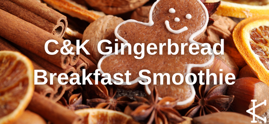 C&K Gingerbread Breakfast Smoothie