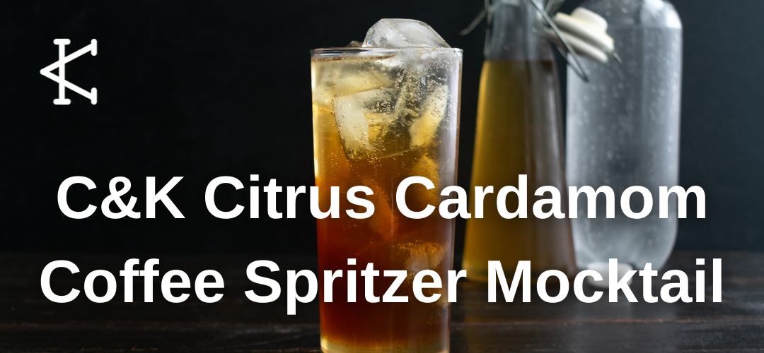 C&K Citrus Cardamom Coffee Spritzer Mocktail