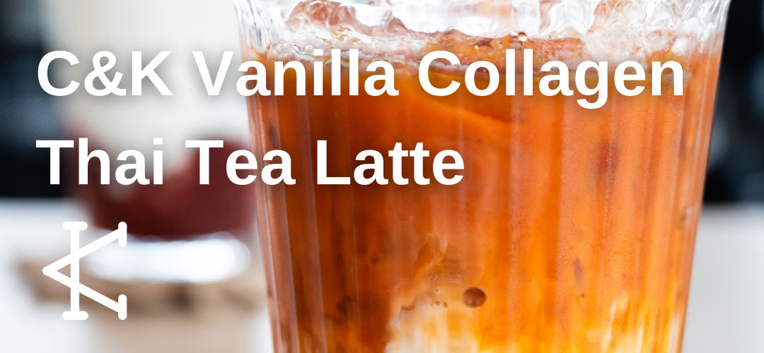 Ck Tea C&K Vanilla Collagen Thai Tea Latte – Caffeine and Kilos Inc