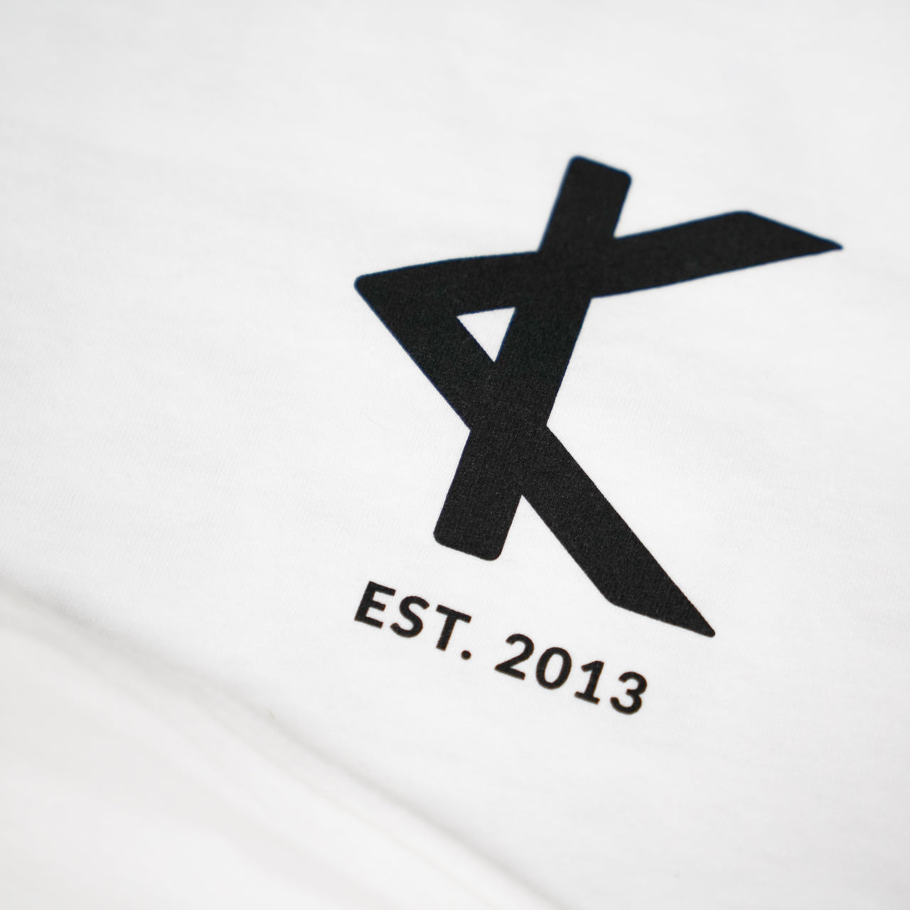 New School Tee White/Black