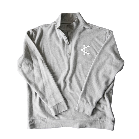 Embroidered 3/4 Zip Fleece