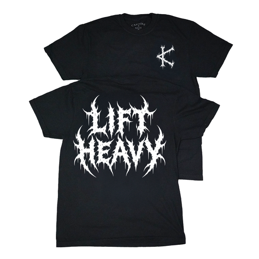 Lift Heavy Tee Black Relaxed