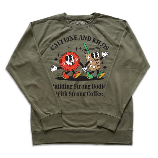 Dynamic Duo Crewneck Army Green