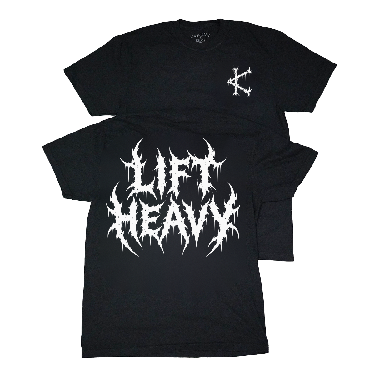 Lift Heavy Tee Athletic Fit - Caffeine and Kilos Inc