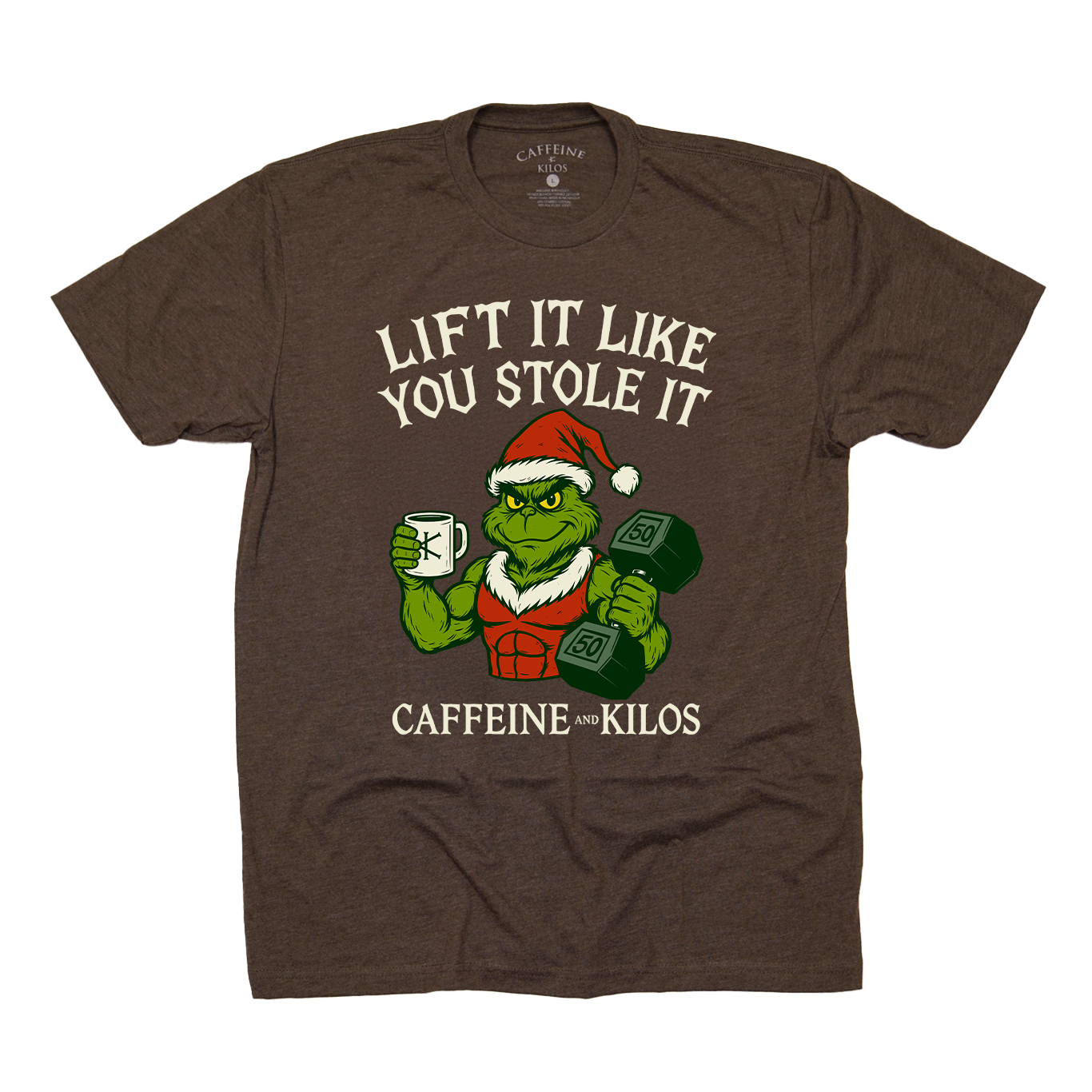 Lift It Like You Stole It Tee Espresso