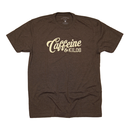 Script Logo Tee Espresso/Cream