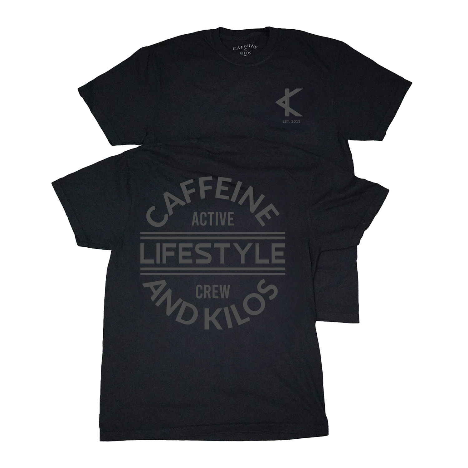 New School Tee Smoke - Caffeine and Kilos Inc