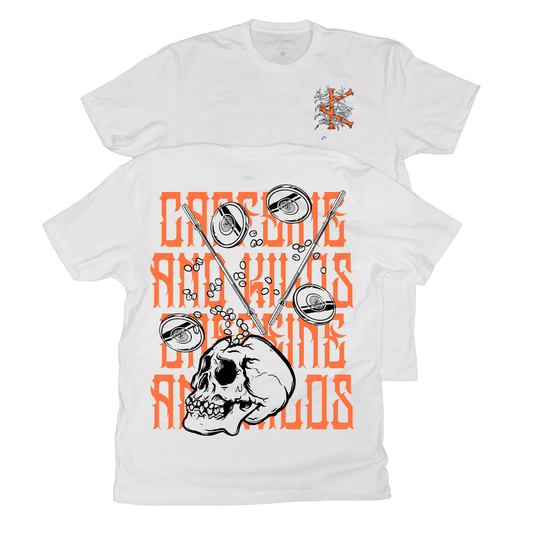 Skull Crusher Tee White