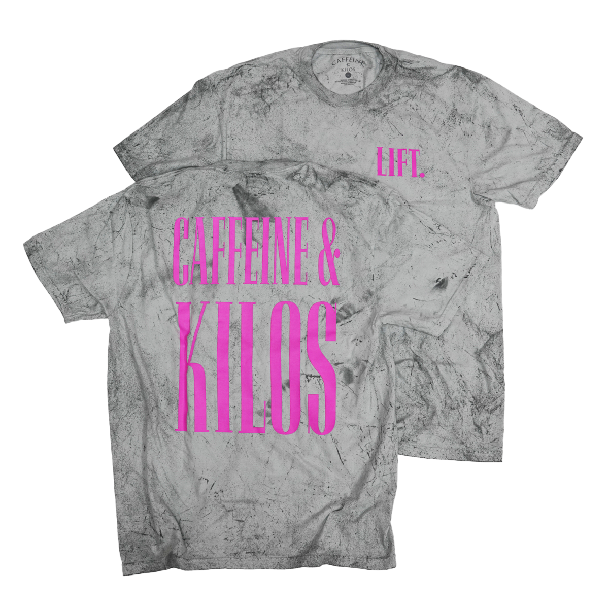 Grit Tee Tie Dye Grey/Pink