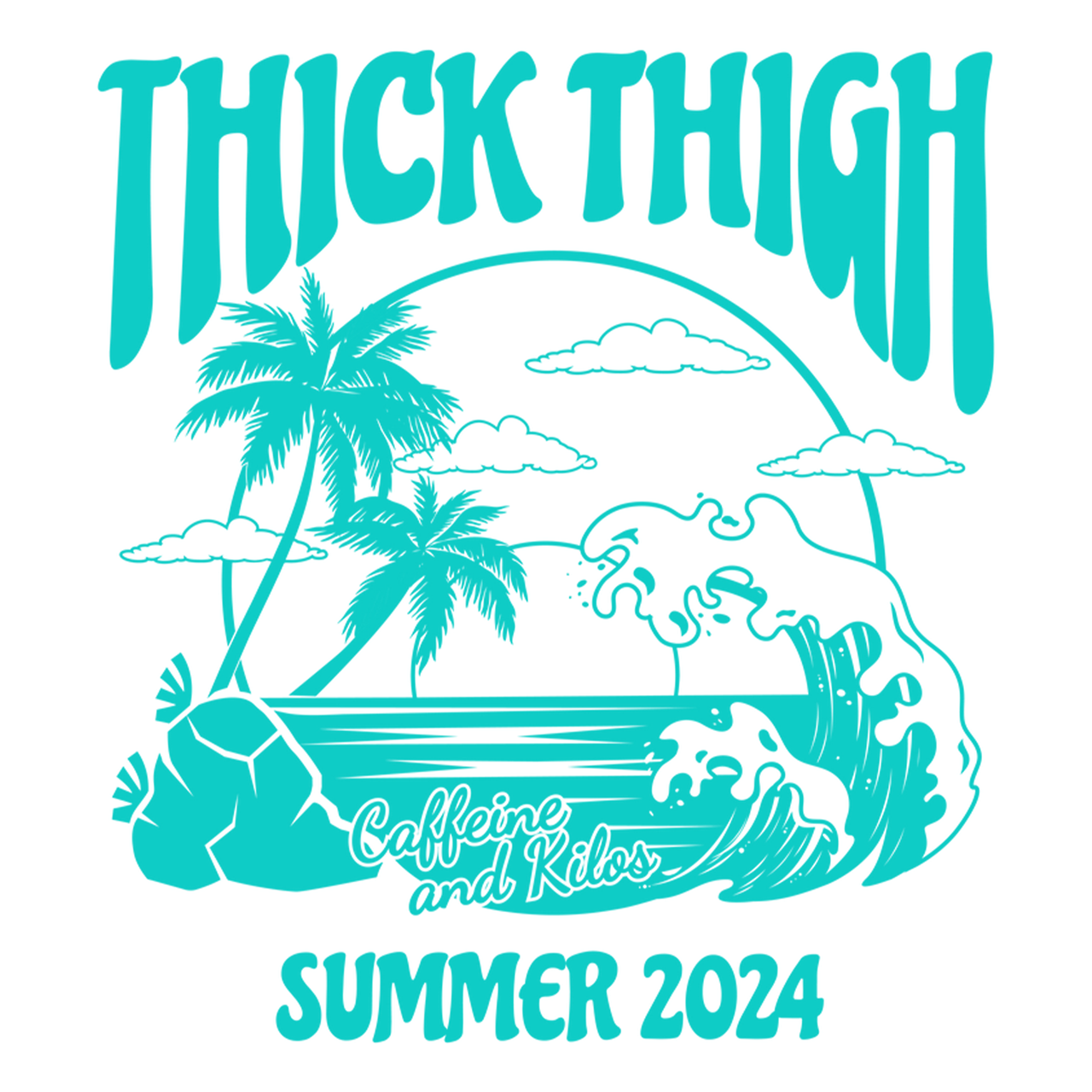 Thick Thigh Summer Tee 2024