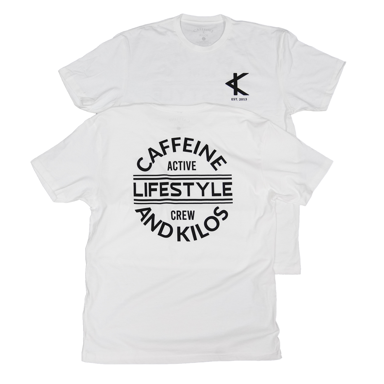 New School Tee White/Black