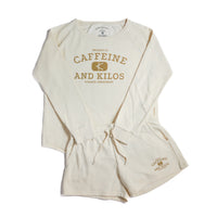 Thumbnail for Cream/Carmel Cozy Shorts Women's - Outlet