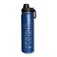 Thumbnail for Caffeine and Kilos Inc Accessories Blue WBD X CK Insulated Bottle (3 Colors)