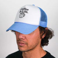 Thumbnail for Caffeine and Kilos Inc Accessories Coffee Is Life Trucker Hat