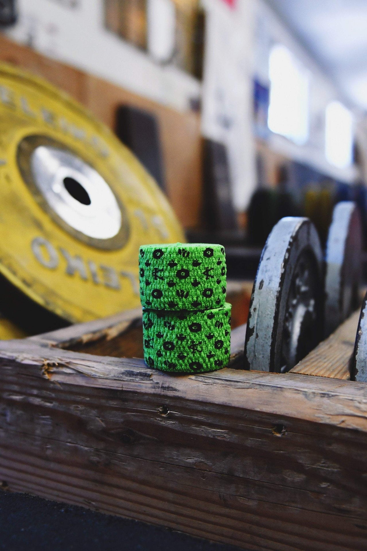 Caffeine and Kilos Inc Accessories Dedicated Thumb Tape Neon Green