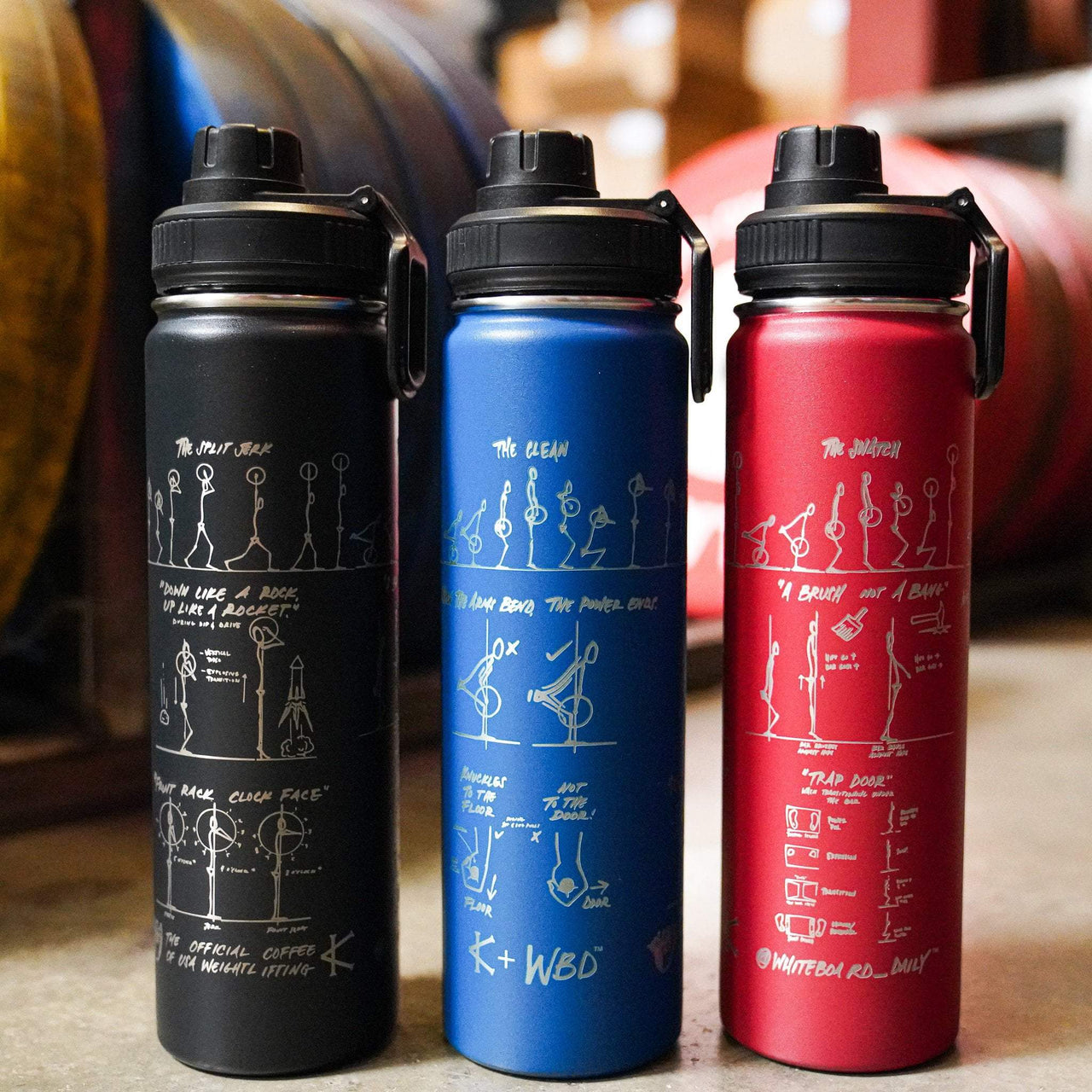 Caffeine and Kilos Inc Accessories WBD X CK Insulated Bottle (3 Colors)