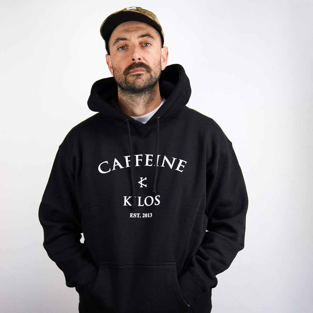 Caffeine and Kilos Inc apparel Arch Logo Hoodie (2 options)