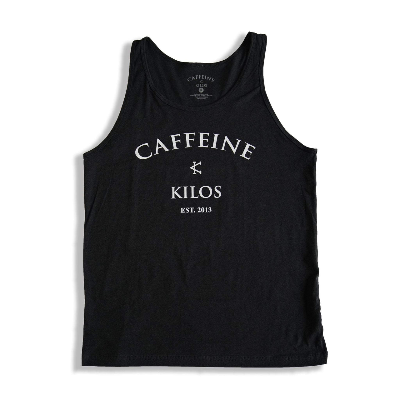 Caffeine and Kilos Inc apparel S Black Arch Logo Mens Tank