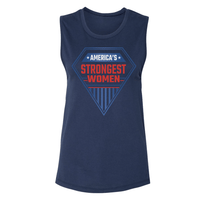 Thumbnail for Caffeine and Kilos Inc apparel XS America's Strongest Women's Muscle Tank