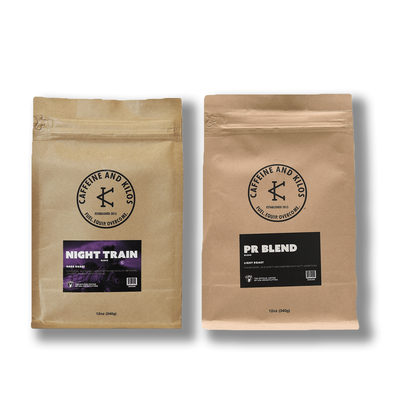 Caffeine and Kilos Inc Whole Bean Double Trouble Pack