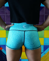 Thumbnail for T6 Shorts Women's Performance Shorts - Paisley